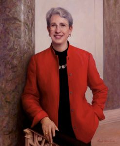 Executive Oil Portrait of Ann Lesk, New York County Lawyers Association