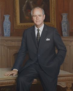 Executive Oil Portrait of Robert Grout, Partner, Troutman Sanders, Atlanta
