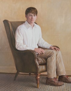Teen Boy Oil Portrait