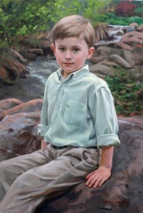 Boys Oil Portrait
