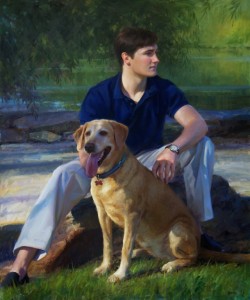 Teen Boy Oil Portrait