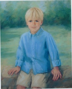 Boys Watercolor Portrait